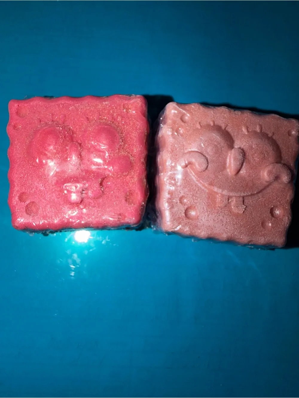 Pink Square Character Soap - Set of 2